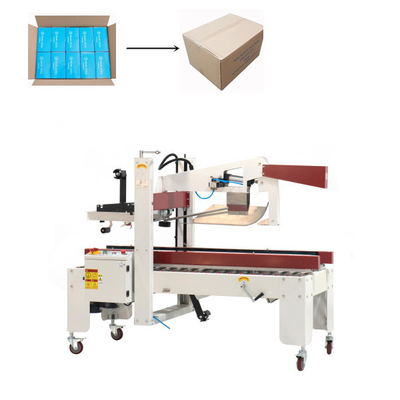 De beschikbare van de de Verpakkingsmachine van het Gezichtsmasker Medische Klep die Karton het Vastbinden Machine vouwen