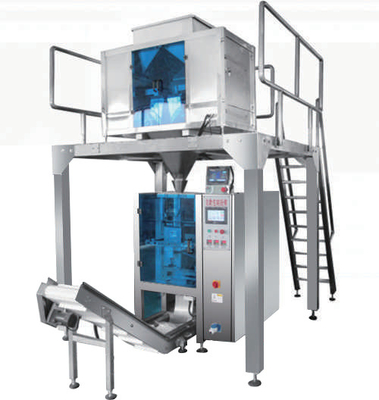 Van de de Verpakkingsmachine van de Vffs Automatische Korrel Middelgrote de Wegersverpakker van 4 Hoofdenmultihead