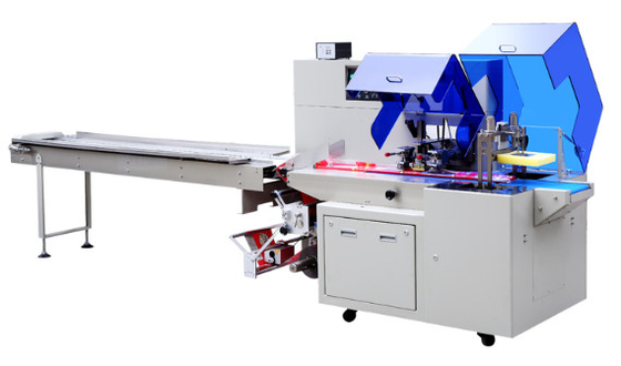 De horizontale Vergeldende Automatische Machine van de Zakverpakking met Hoekplaatapparaat