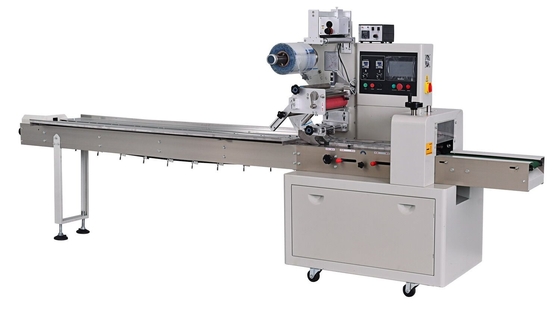 Automatische Roterende Horizontale de Machinefilm die van de Stroomverpakking naar beneden trekken