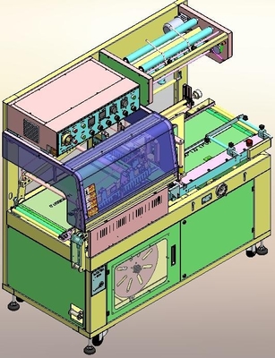 POF-de Tunnel van de de Filmhitte van pvc krimpt Type van L van de Omslagmachine het Automatische Industriële