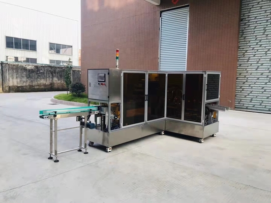 De Doos die van het voedselfruit Machine maken het Karton die van de Pizzadoos weghalen Machine oprichten