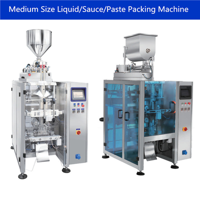 Grote Ketchup volledig Automatische Vloeibare het Vullen Machine 5kg Verticale Bagger Machine