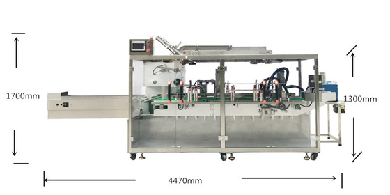 Van de de Doosverpakking van het gezichtsmasker Automatische van het de Machinekarton Kartonnerende de Machineproductielijn