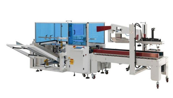 De automatische Bodem die van de Karton Verzegelende Machine Golfkartondoos vastbinden die Machine maken