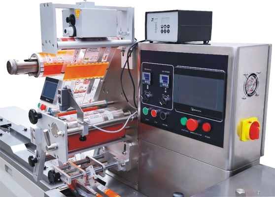 De Verpakking van het de Verpakkende Machine Horizontale Brood van het koekjes Automatische Voedsel het Voeden Riem