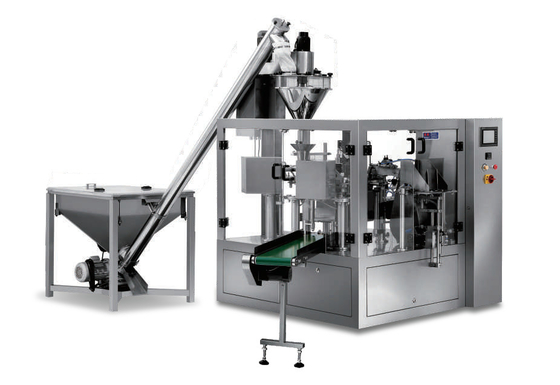 Roterend van de het Poederverpakking van Premade Verticaal van de de Machineritssluiting de Melkpoeder van Doypack