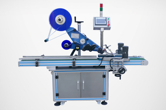Één Zij Etiketteringsmachine Detergent Automatische Machine van de Doosverpakking Zelfklevende Sticker