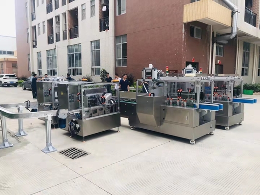Het hete van de het Tussenvoegsel Automatische Doos van de Lijmklep van de de Verpakkingsmachine Kosmetische het Karton Verzegelen