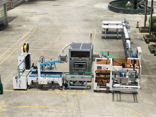 Het vormen van Ononderbroken Automatische de Machine van de Doosverpakking Auto het Vullen Verzegelende Machine